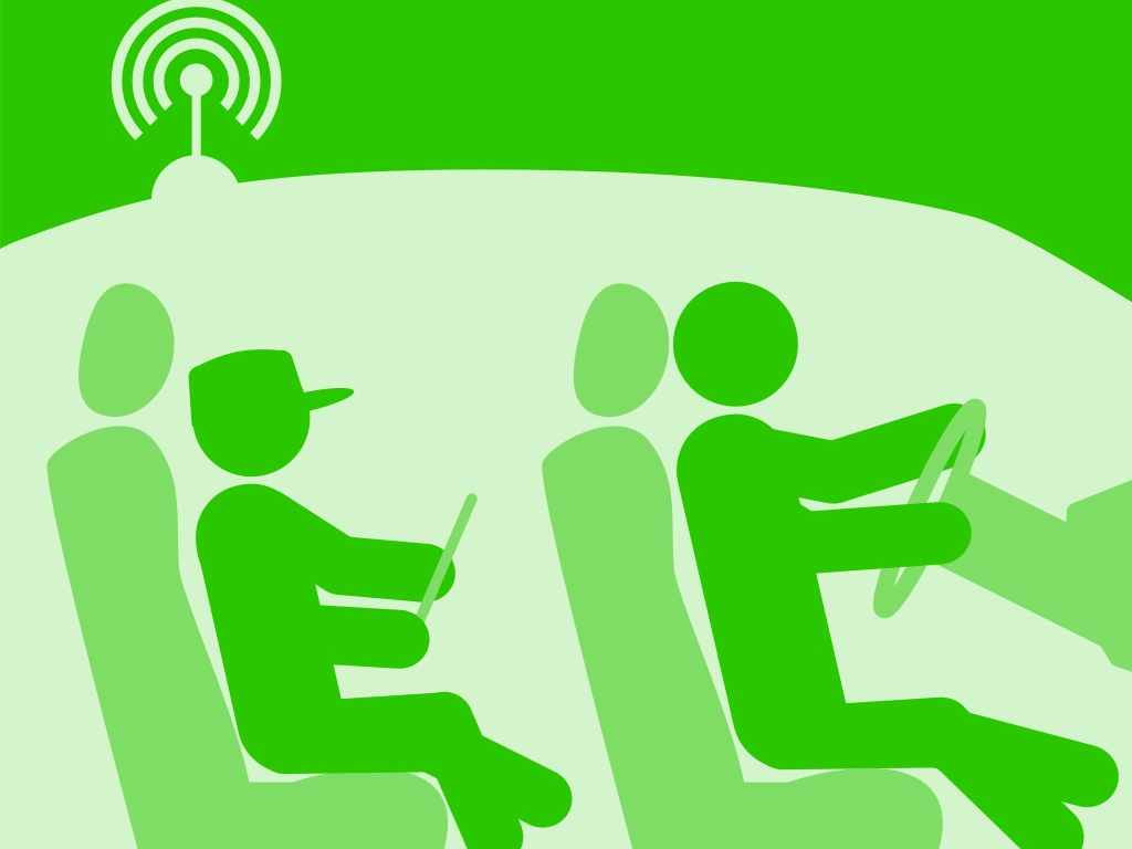 BUILT-IN MODEM KEEPS PASSENGERS AND KIDS CONNECTED AND ENTERTAINED ON THE ROAD WITH WI FI IN THE CAR